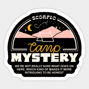 Scorpio Camp Mystery Sticker